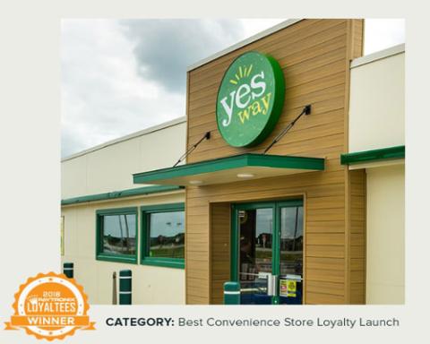 Yesway is recipient of the 2018 Paytronix Loyaltee Award for Best Convenience Store Loyalty Launch with Yesway Rewards