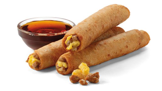 7-Eleven's Maple-flavored Sausage, Egg & Cheese taquito 