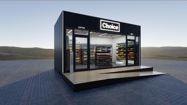 Choice Market mini-mart concept art