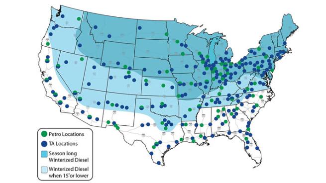 TravelCenters Bringing Back Winter Fuel Blend | Convenience Store News