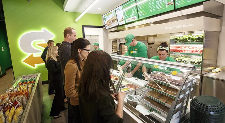 Subway Fresh Forward Restaurant