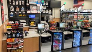 Self-checkout at Flying J in Tucumcar, N.M.