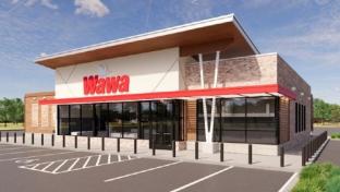 Rendering of Wawa store in Henrico, Virginia