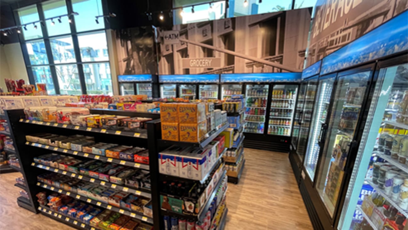 The interior of a Street Corner store in Riverside County