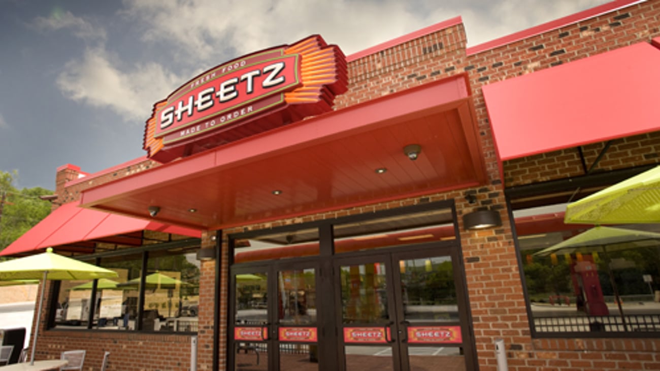 The entrance to a Sheetz convenience store