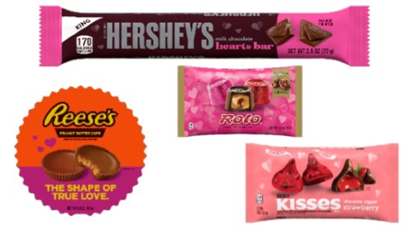 Hershey Valentine Chocolates