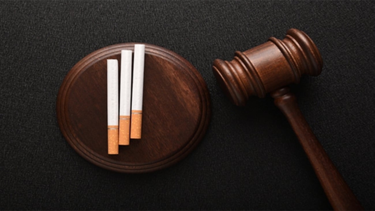 cigarettes & gavel