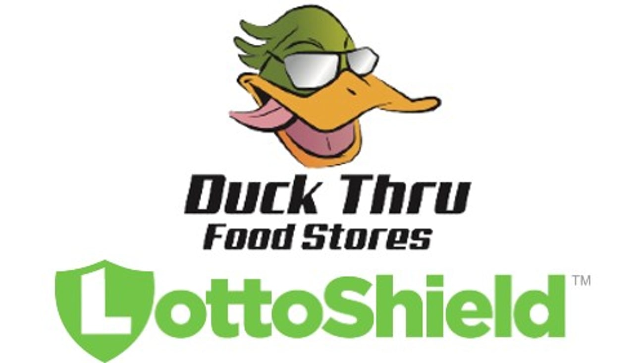 Duck Thru and LottoShield logos