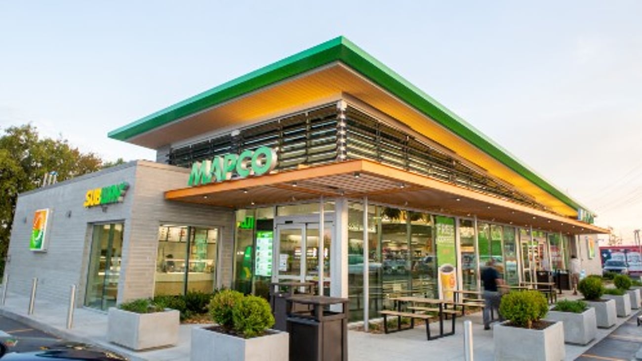 Exterior of MAPCO's Nashville-based checkout-free store