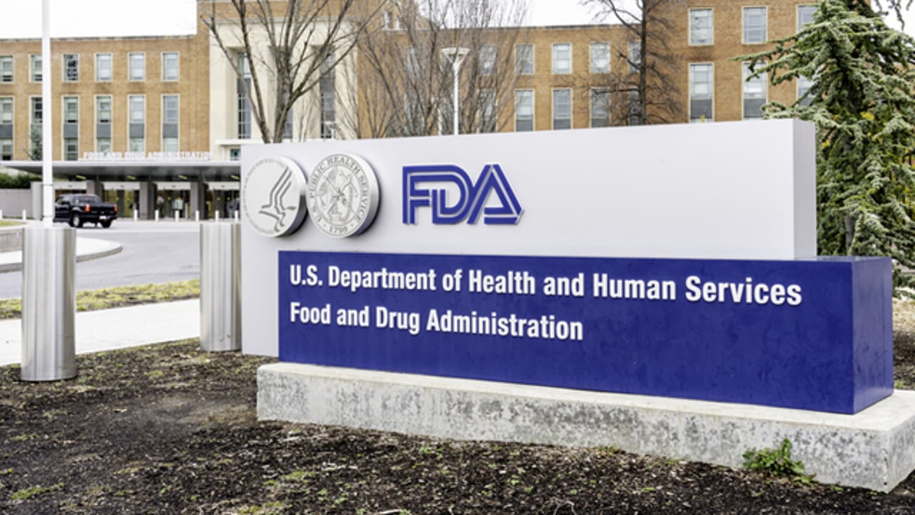 The sign outside the FDA headquarters in Maryland