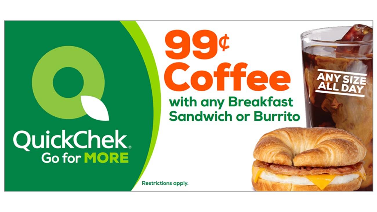 QuickChek 99 cent coffee promo