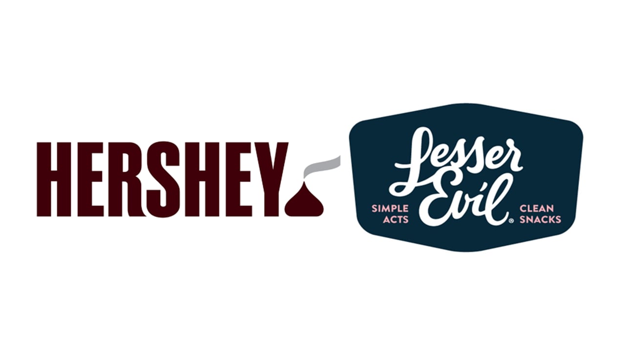 Hershey & LesserEvil logos