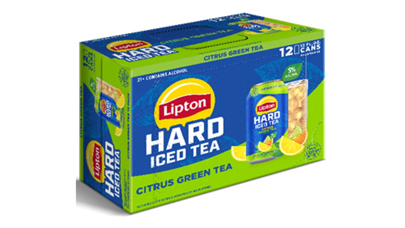 Lipton Hard Iced Tea Citrus Green Tea 12-Pack 