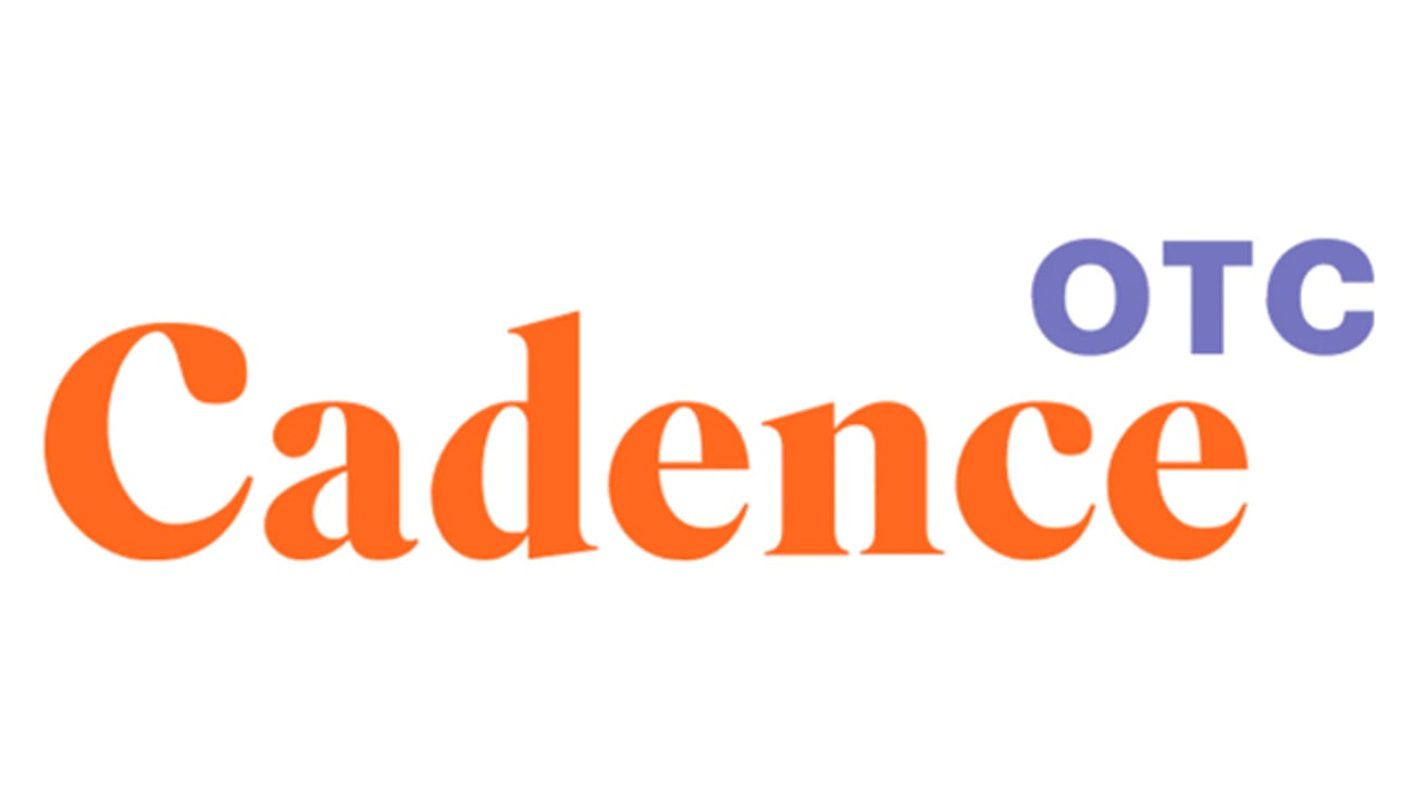 The orange and blue logo for Cadence OTC