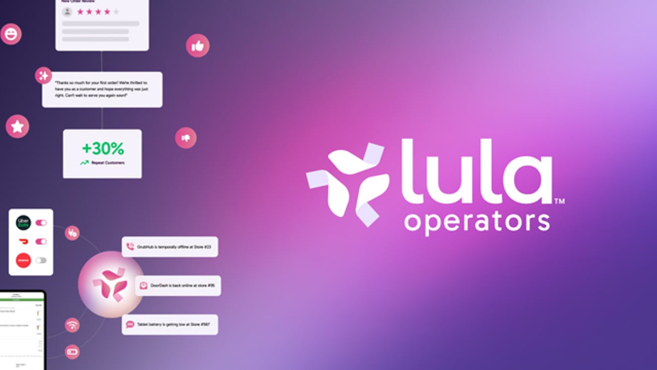 A screenshot of Lula Commerce's suite of AI agents