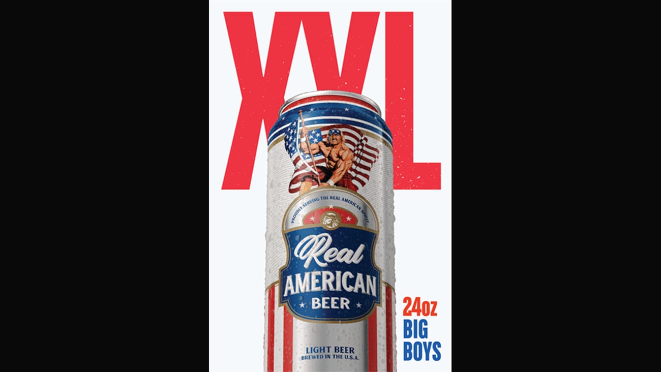 24-ounce Real American Beer 