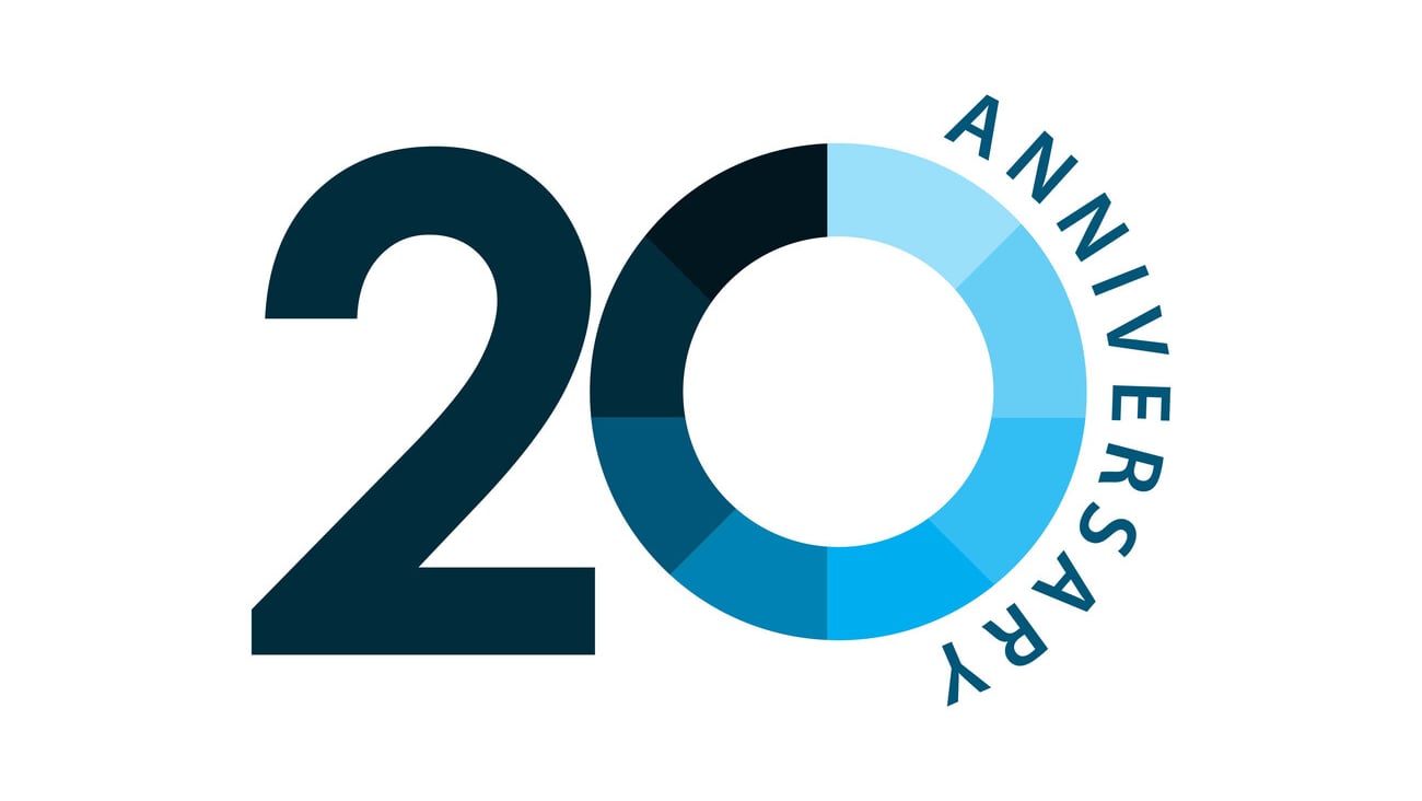 20 Year Anniversary Vector Template Design Illustration; Shutterstock ID 1242300271