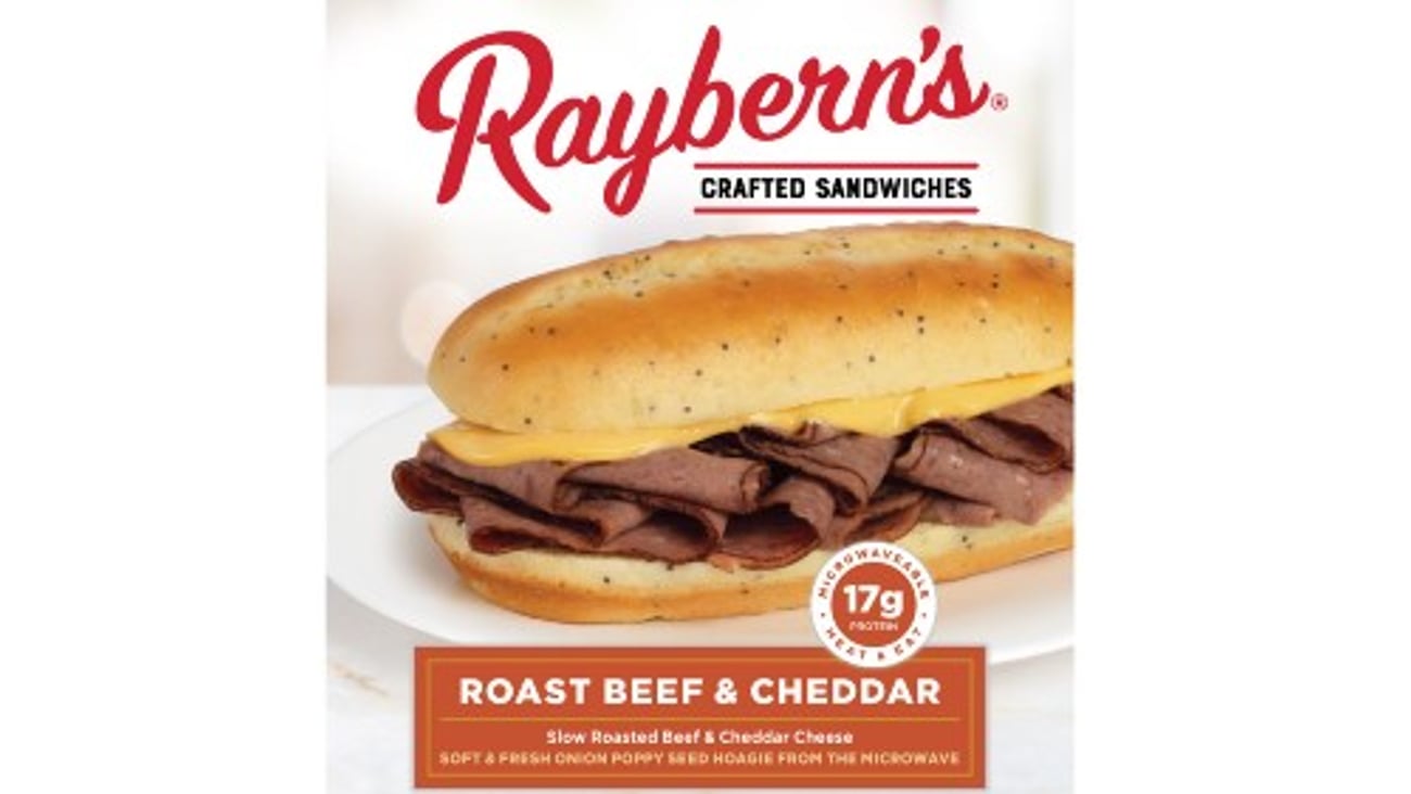 Raybern's Sandwiches new packaging