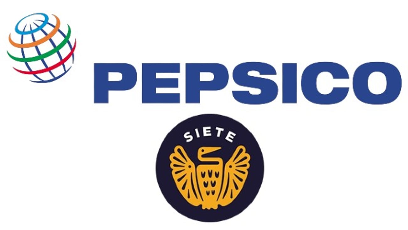 PepsiCo and Siete Foods logos