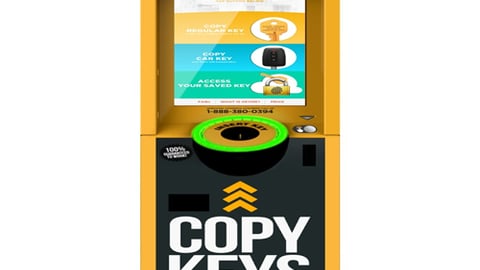 A KeyMe kiosk which makes keys