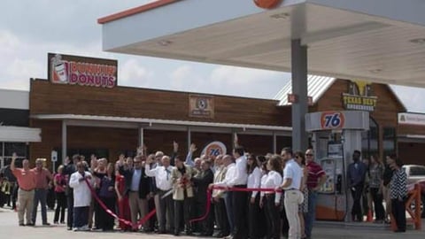 Grand opening of the The 76 Travel Center, located in Nash, Texas