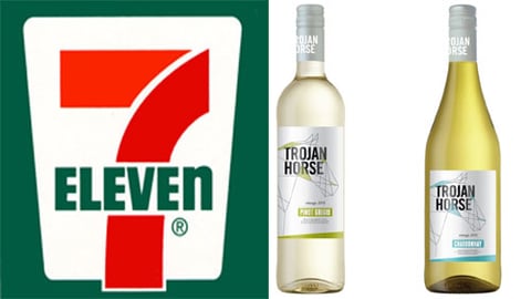 7-Eleven Trojan Horse white wines