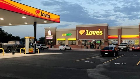 Love's Travel Stop in Newcastle, Okla.