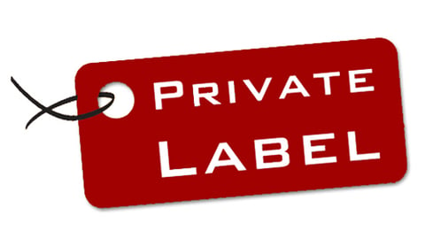 A tag that says Private Label