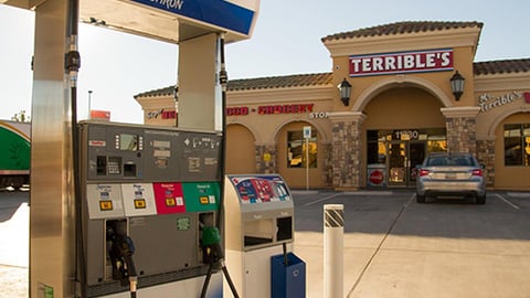 Terrible Herbst store front and forecourt