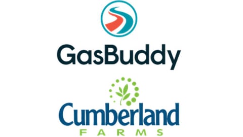 GasBuddy and Cumberland Farms logos