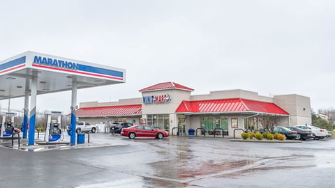 The exterior of a TravelCenters of America Minit Mart