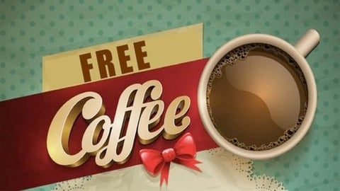 Free coffee promotion