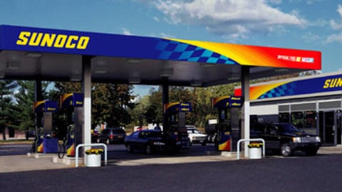 A Sunoco gas station