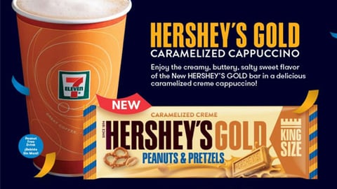 7-Eleven Hershey's Gold cappuccino limited-time offer