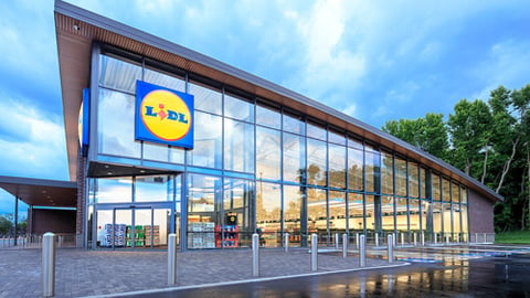 A Lidl discount grocery location