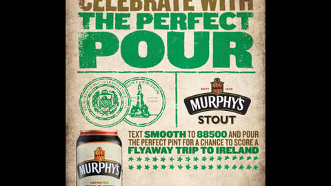 Murphy’s Stout ‘Celebrate with the Perfect Pour’