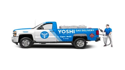 Yoshi on-site fuel and car services truck