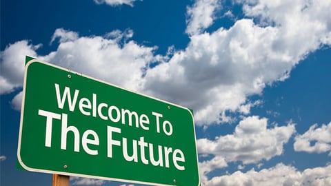 welcome to the future sign