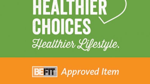 AAFES BE FIT program shelf tag