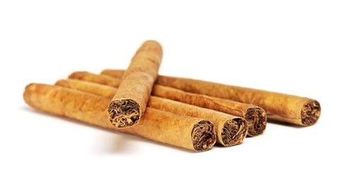 a pile of cigars