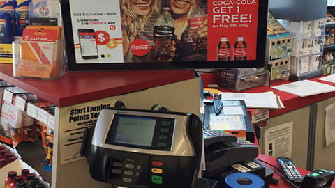 Circle K Share a Coke promo at checkout