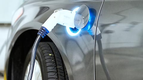 An electronic vehicle charging