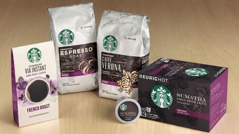 Starbucks packaged coffee