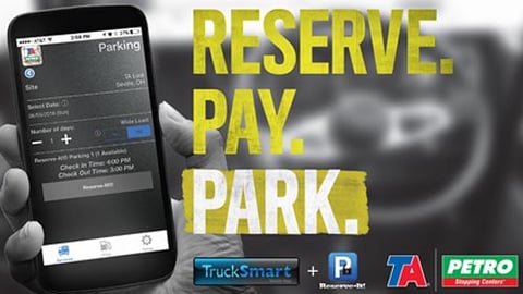 TravelCenters of America's Reserve-It parking service