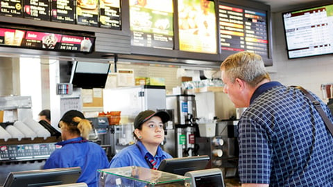 McDonald's counter