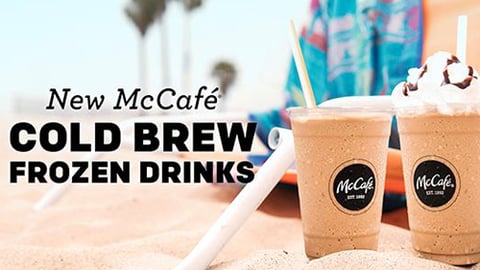 McDonald's Cold Brew frozen drinks