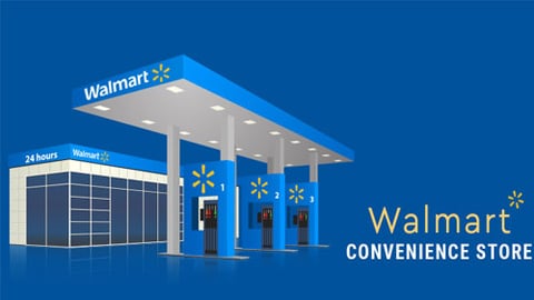 Walmart c-store rendering