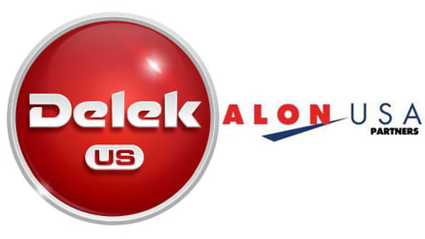 Logos for Delek US Holdings and Alon USA