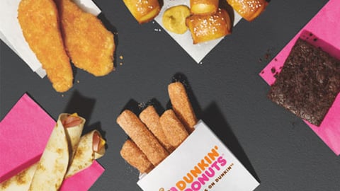 Dunkin' Run snack menu