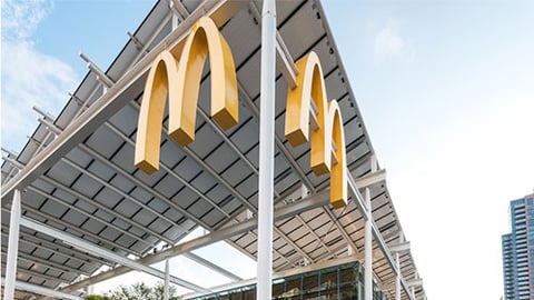 McDonald's flagship exterior